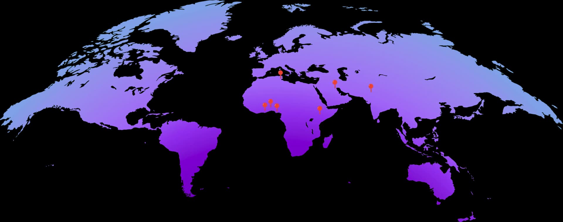 Global presence map
